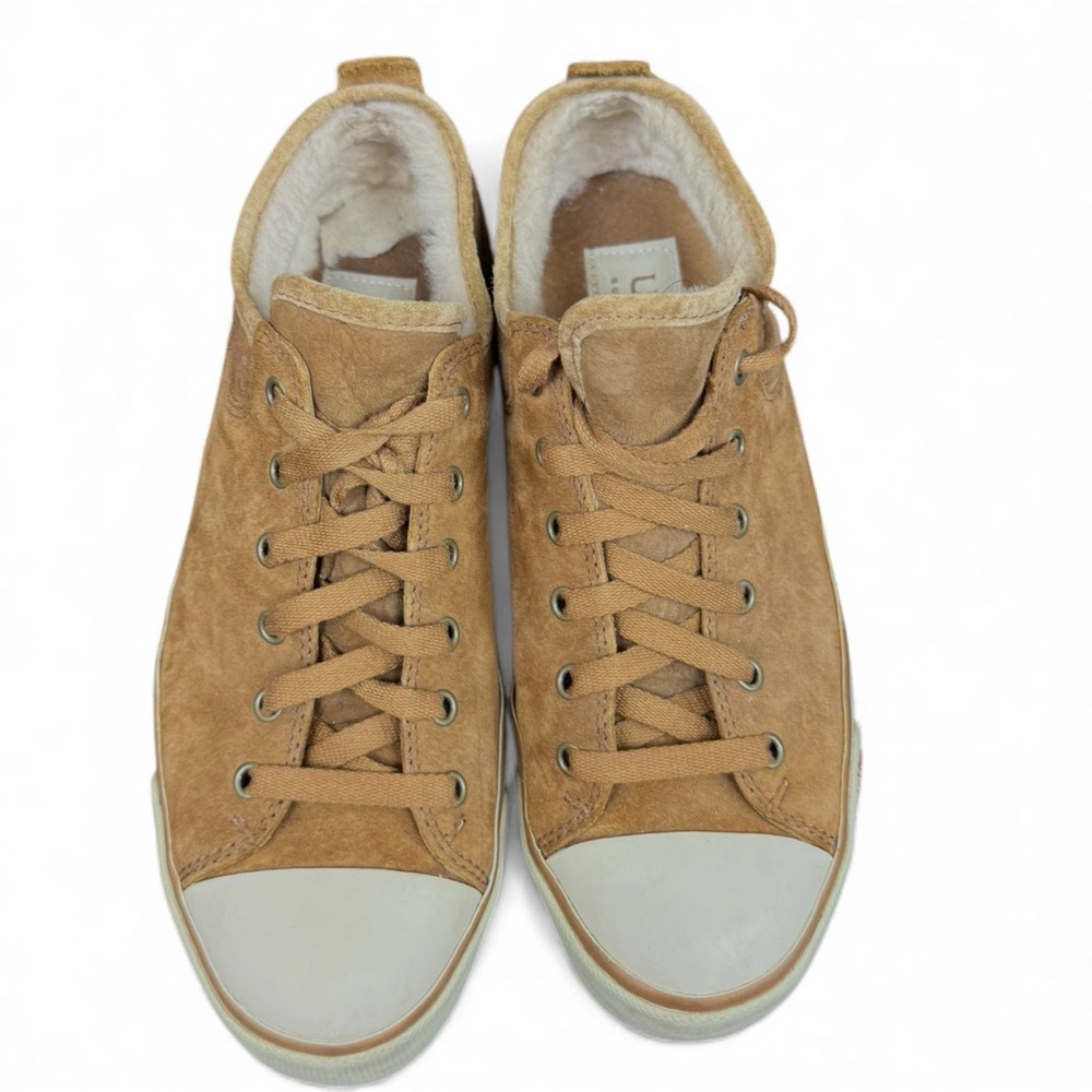 ugg evera suede tan brown sneakers 7.5